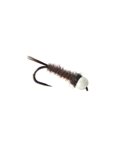 Micro-Pheasant tail tungstène " Bille Blanche " [ Hameçon N°20 ]