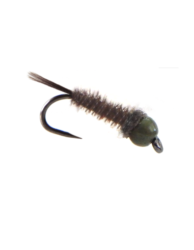 Micro-pheasant tail " Olivette "  [ Hameçon N°18 ]