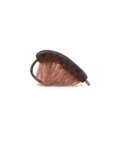 Translucent shrimp / gammarus BROWN [ hook N°14 TIEMCO 2499 SPBL ]