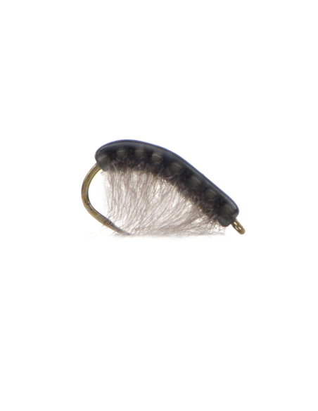Translucent GRAY Scud [ DOHIKU Hook N°14 BARBLESS ]