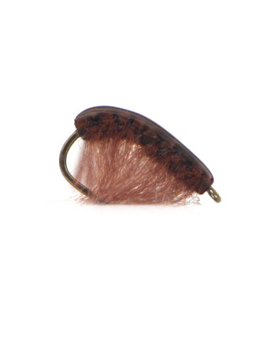 Translucent shrimp / gammarus BROWN [ hook N°10 TIEMCO 2499 SPBL ]