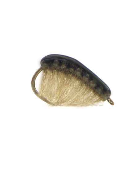 Translucent OLIVE Scud [ DOHIKU Hook N°10 BARBLESS ]