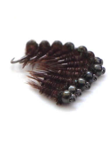 Pheasant tail Extralight " GUNMETAL " [ Hameçon N°18 ]