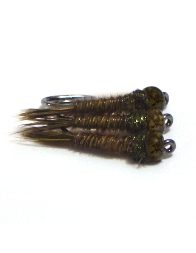 Pheasant tail " OLIVETTE " [ hook N°14 ]