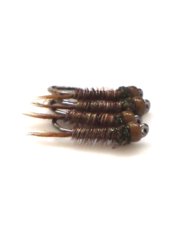 Micro-Pheasant tail " Chocolatine " [ Hameçon N°18 ]