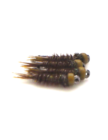 Micro-Pheasant tail " Smoky olive " [ Hameçon N°18 ]