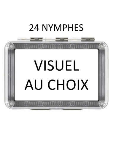 Boîte à mouches XS + 24 nymphes