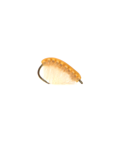 Translucent shrimp / gammarus YELLOW [ hook N°16 TIEMCO 2499 SPBL ]