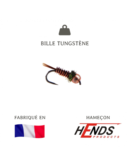 Pheasant tail PC1 [ Hook N°18 ]