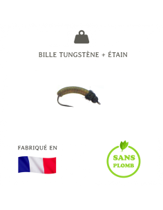 Nymphe céramique tungstène CB1 [ Hameçon N°14 ]