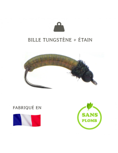 Tungsten painted lead nymph CB3 [ hook N°8 ]