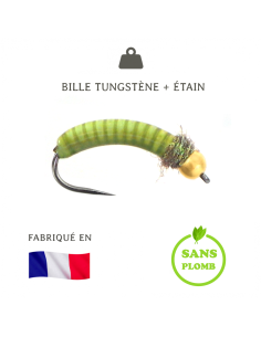 Tungsten painted lead nymph CG3 [ hook N°8 ]