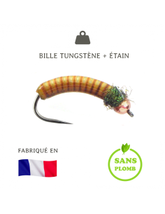 Tungsten painted lead nymph CC3 [ hook N°8 ]