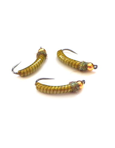 Tungsten painted lead nymph CG3 [ hook N°8 ]