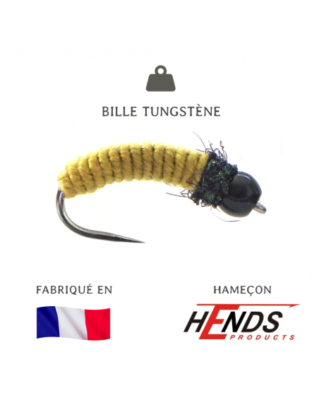 Furtive caddis TB3 [ hook N°12 ]
