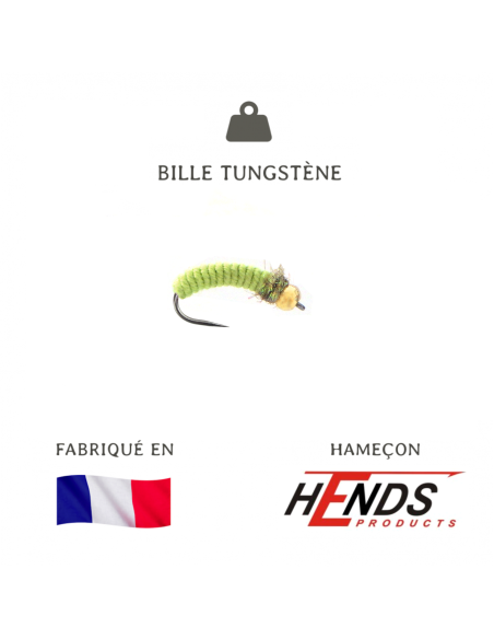 Trichoptère furtif TG1 [ Hameçon N°16 ]