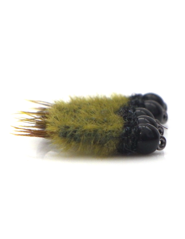 Nymphe Bombinette " Olive" [ Hameçon N°10 sans ardillon ]