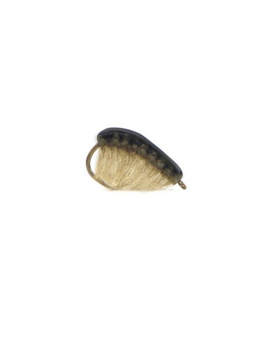Gammare translucide OLIVE [ Hameçon N°18 TIEMCO 2499 SPBL ]