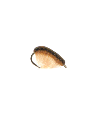 Gammare translucide CARAMEL [ Hameçon N°18 TIEMCO 2499 SPBL ]