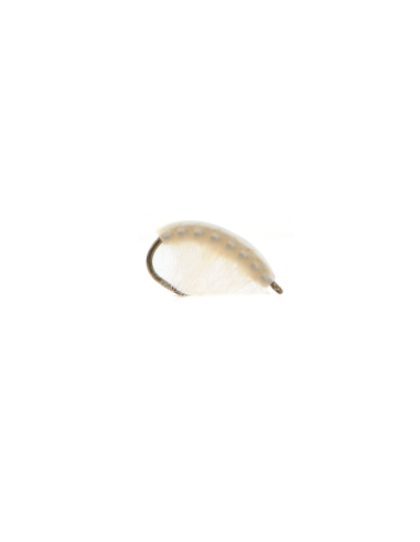 Gammare translucide BLANC [ Hameçon N°18 TIEMCO 2499 SPBL ]