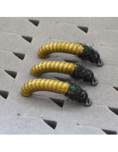 Mini Z-Caddis " INSECT GREEN " [ Hameçon N°8 KLOR AVEC...