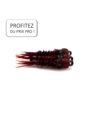 Pheasant tail légère " RUSTY BROWN " - Pack de 12