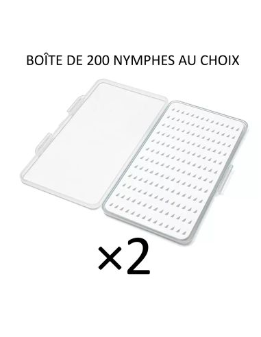 Boîte de 200 nymphes au choix