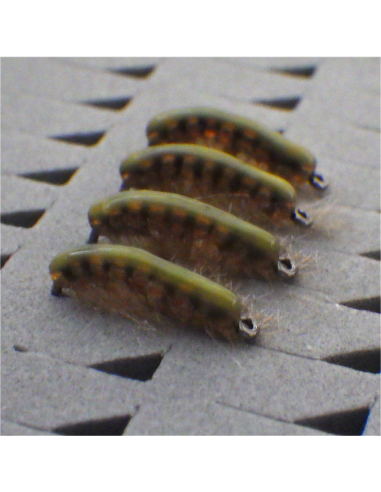 Translucent TOFFEE Scud [ DOHIKU Hook N°10...