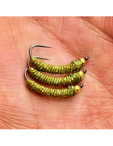 Nymphe légère " Olivine " [ Hameçon N°10 ]