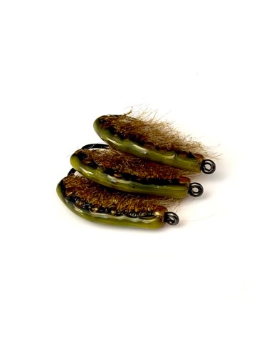 Gambas ( Gammare XXL ) CARAMEL [ Hameçon N°2...