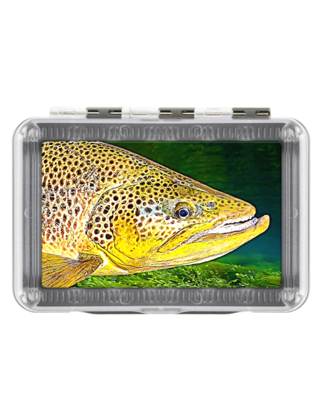 Premium fly box " CHALKSTREAM " ( empty )