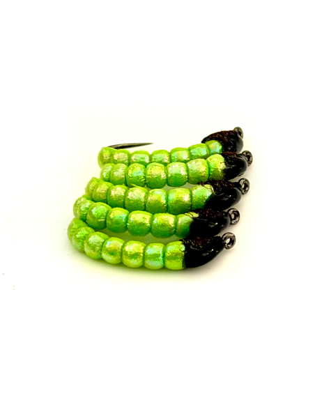 Nymphe à barbeau BBL " OLIVE " [ Hameçon N°10 sans ardillon ]