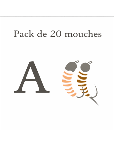 Pack de 20 nymphes - A