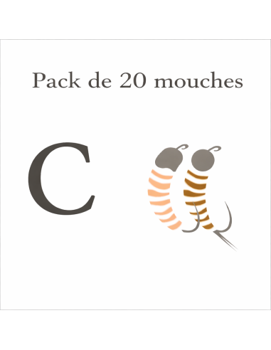 Pack de 20 nymphes - C