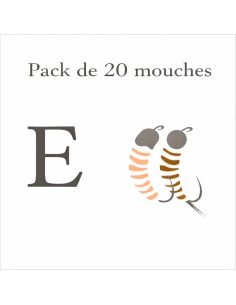 Pack de 20 nymphes - E