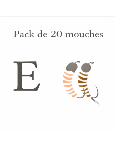 Pack de 20 nymphes - E