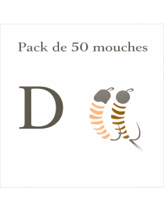 Pack de 50 nymphes - D
