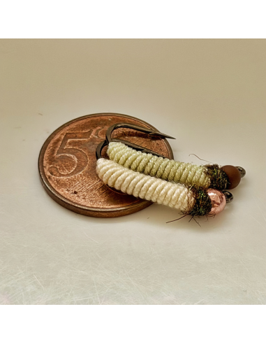 copy of Z-Caddis FLUO ORANGE [ HEAVY WIRE HOOK...