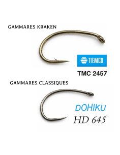 copy of Translucent shrimp / gammarus OLIVE [ hook N°10... 2