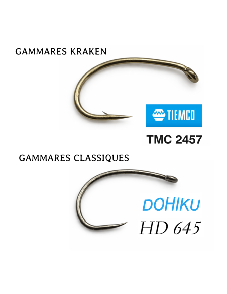 copy of Translucent shrimp / gammarus OLIVE [ hook N°10 TIEMCO 2499 SPBL ]