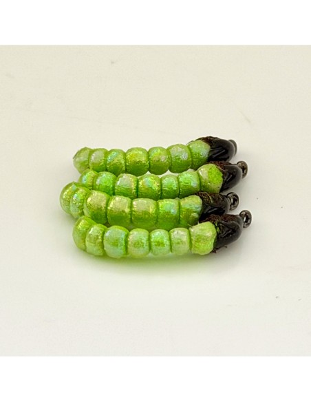 Nymphe à barbeau BBL " OLIVE " [ Hameçon N°10 sans ardillon ]