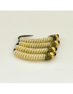 Nymphe à barbeau BBM " CRÈME " [ Hameçon N°10 sans...