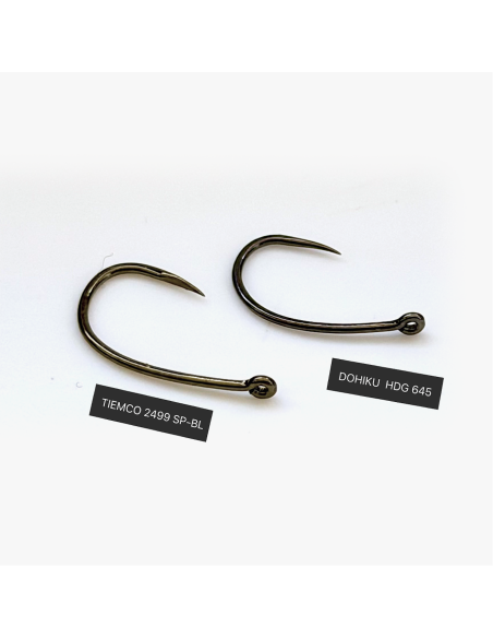 Gammare translucide KRAKEN "OLIVE " [ Hameçon N°8 TIEMCO 2499 SP-BL ]