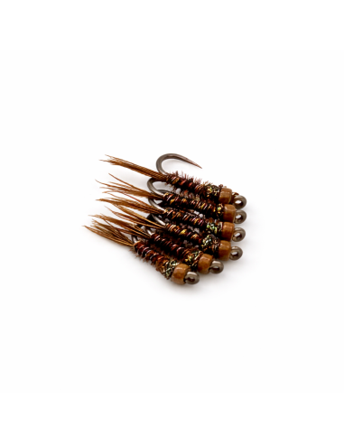 Micro-nymphe pheasant tail PPTL " CHOCOLAT " [...