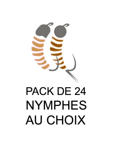 24 nymphs pack ( your choice )