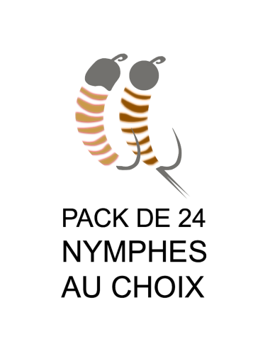 Pack de 24 nymphes au choix